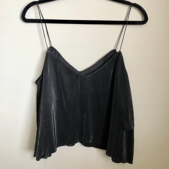 Urban Outfitters Flowy Ribbed Tank Top - Picture 2 of 4